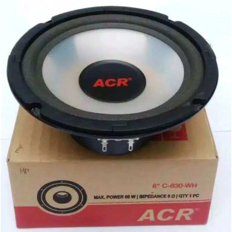 ACR Speaker Box Speaker 6 inch Speaker Woofer ACR 630 610 660 Sparepart Elektronik Mikrofon Alat Audio