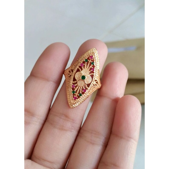 Cincin Bunga Kendari Dubai. yaxiya .perhiasan wanita-C