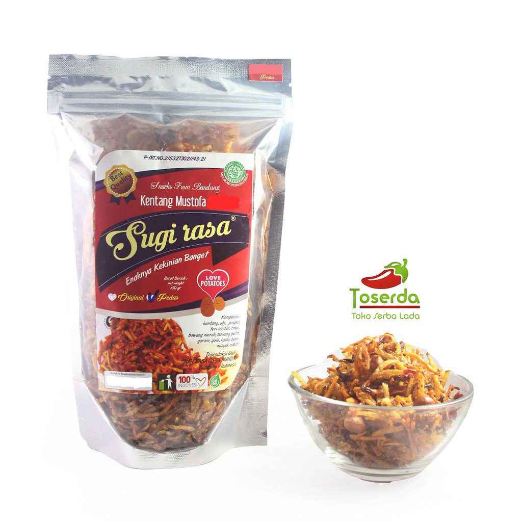 

Kentang Mustofa Classic Pedas Sugi Rasa