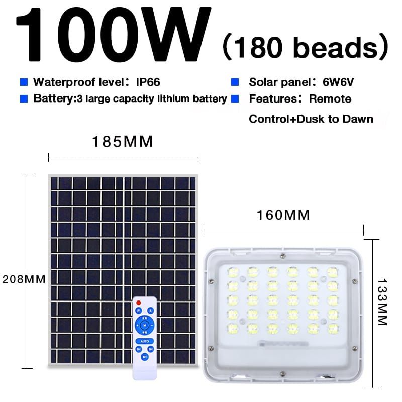 Lampu Led tenaga surya-solar cell 200W panel Surya.