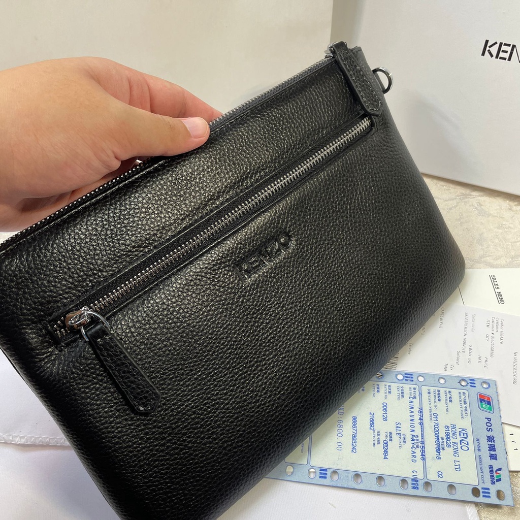 Clutch KENZ0 ORIGINAL / Tas Tangan Kulit Handbag Leather