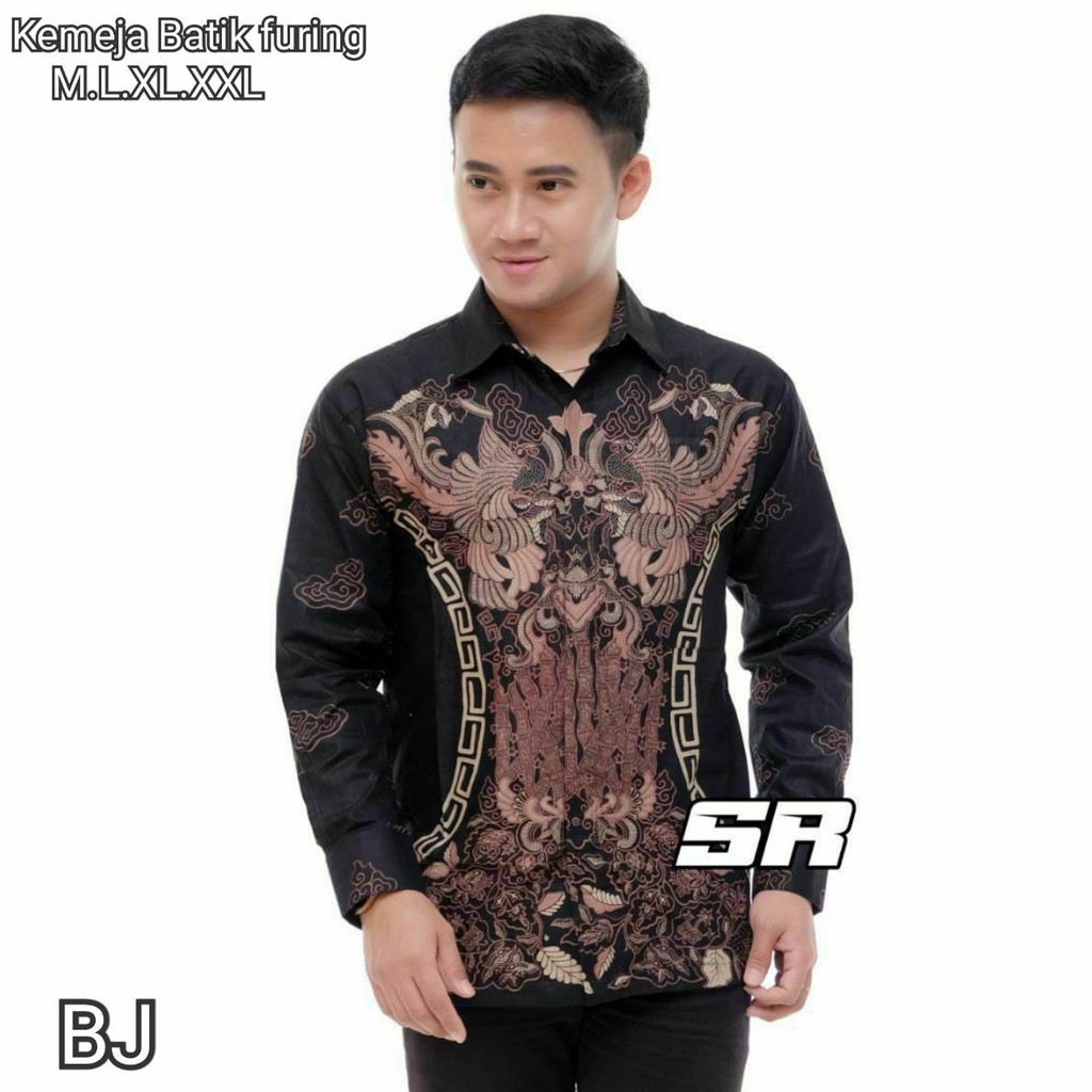Baju Kemeja Hem Batik Lapis Furing BJ