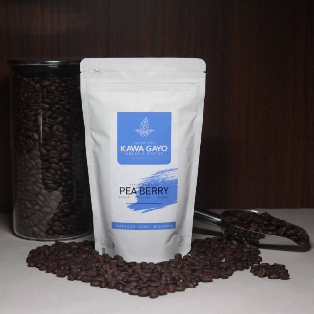 

Kopi arabika gayo peaberry 500 gr