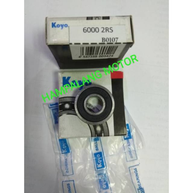 BALL BEARING 6000 2RS KOYO
