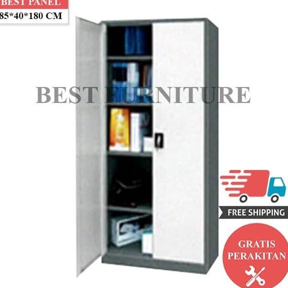 

Best Lemari Arsip Besi 2 Pintu LA-2002 uk 85x40x180