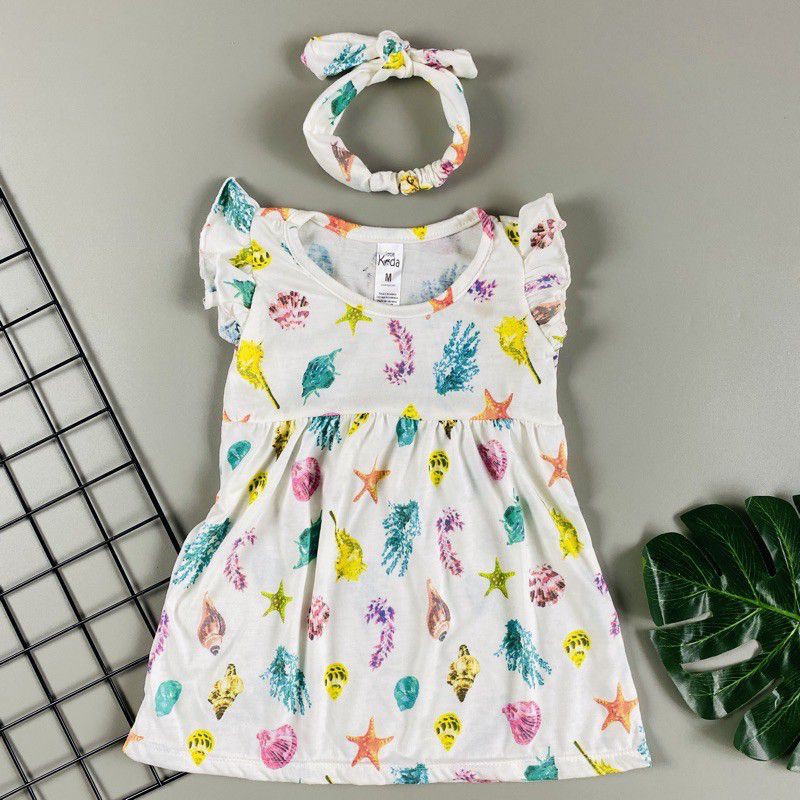 DRESS BAYI GRACE FREE HEADBAND (3-18 Bulan) || Dress Harian Baby || Baju Anak Murah || Rok Bayi