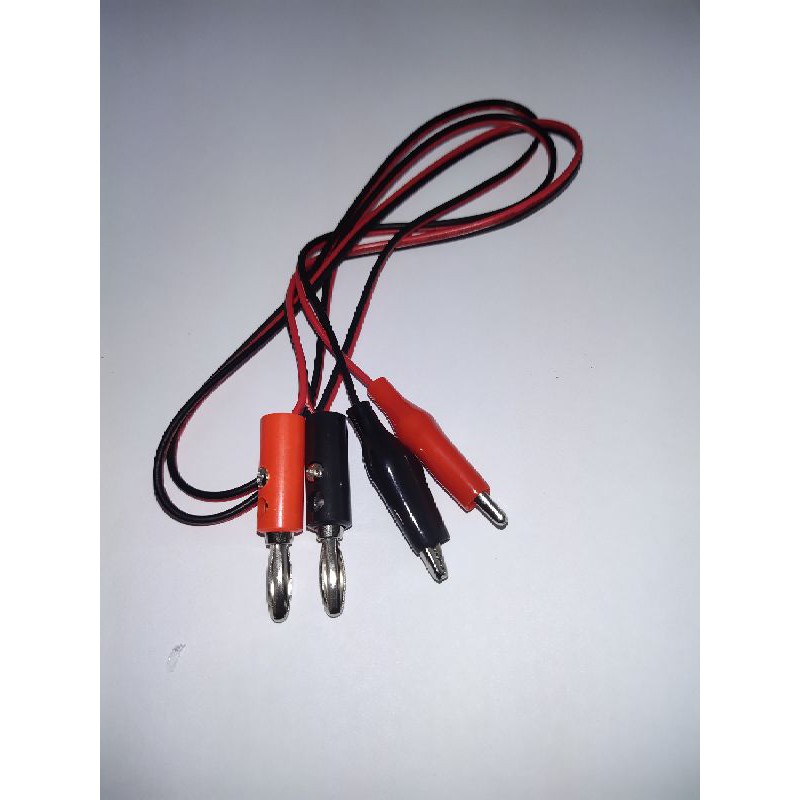 Kabel Power Supply Merah Hitam / Kabel Power Supply Hitam Merah Jepit