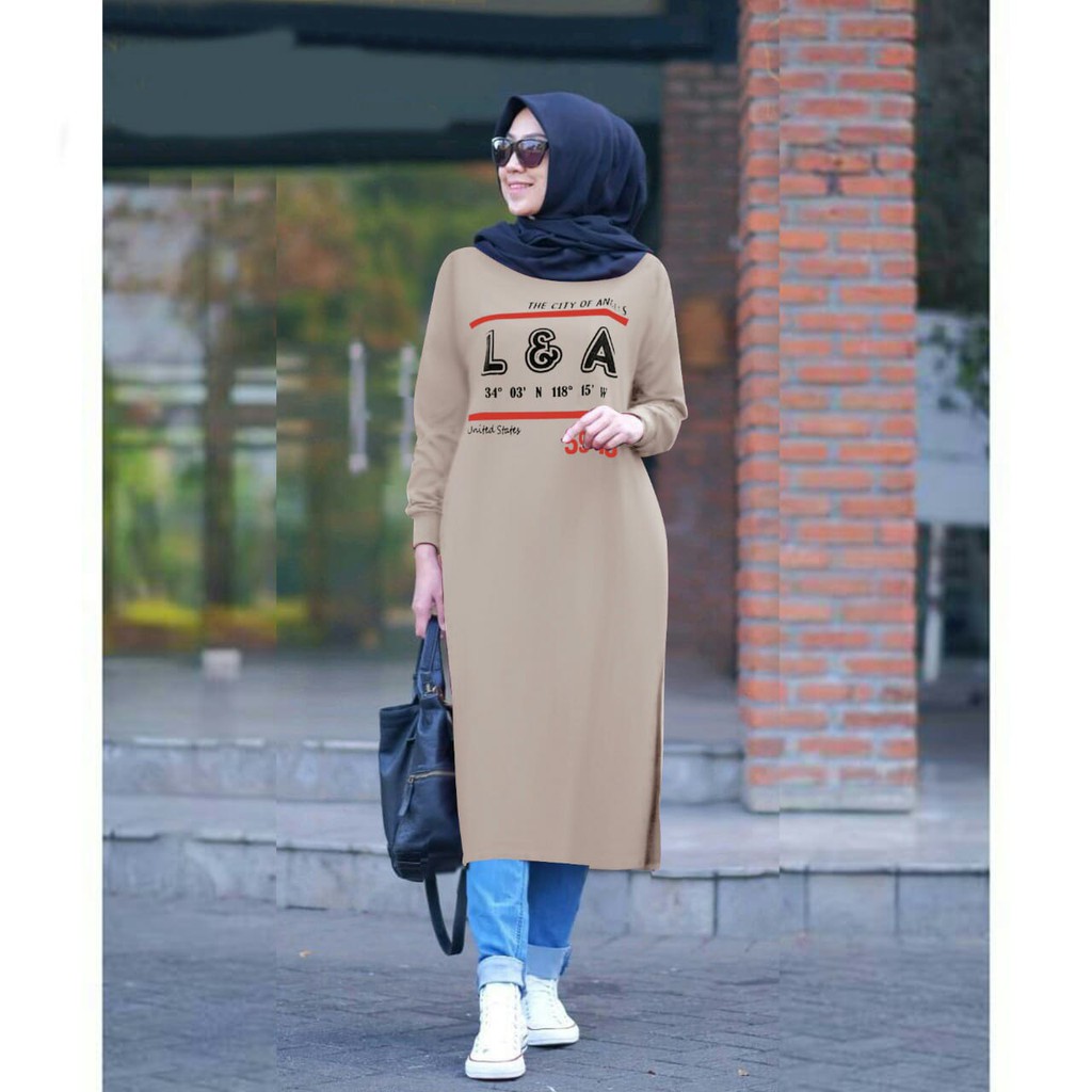 QFS ATASAN WANITA TUNIX L&amp;A / MACAM WARNA / POCKET KANAN KIRI / GOOD QUALITY