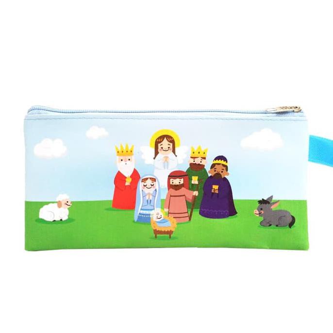

promo Christmas Case Yesus Angel 3 Wise Man Tempat Pensil Souvenir Natal