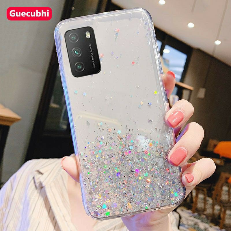 Xiaomi Redmi Poco M3 Redmi 9T Casing Soft Case Tpu Bahan Premium Glitter Glossy