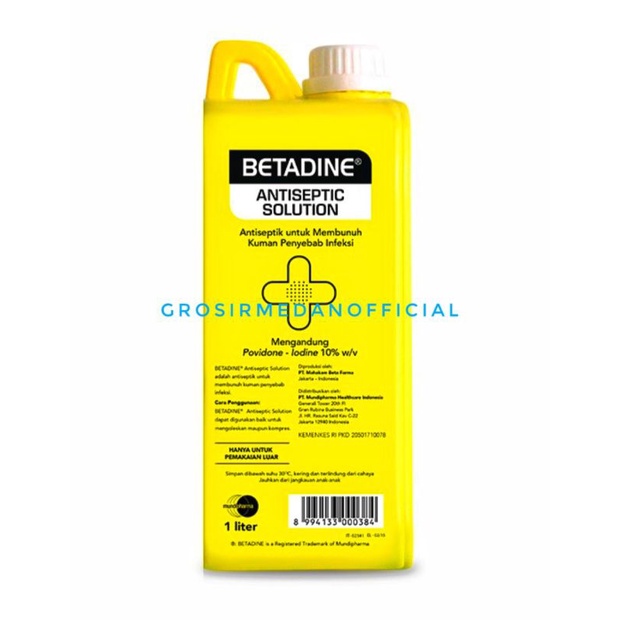 BETADINE ANTISEPTIC SOLUTION - SOL 1000 ML