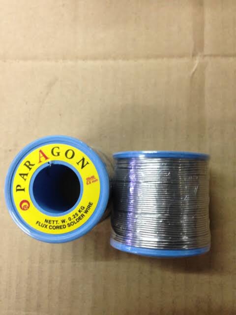 Timah paragon ROL BESAR 250gram 1/4kg tinol penghantar solder 1 ROL BESAR