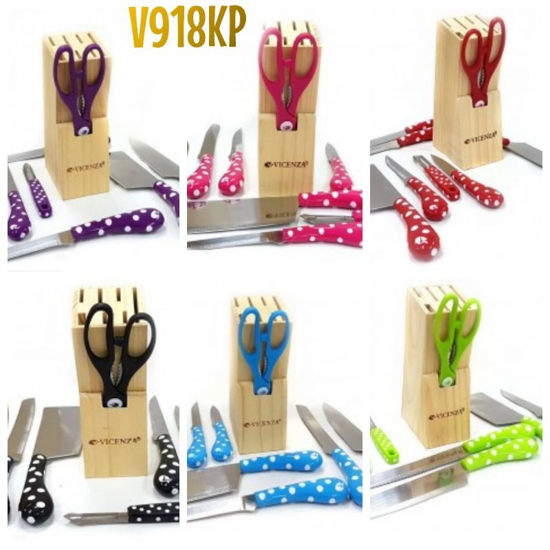 Pisau Set Polkadot V918kp<br />