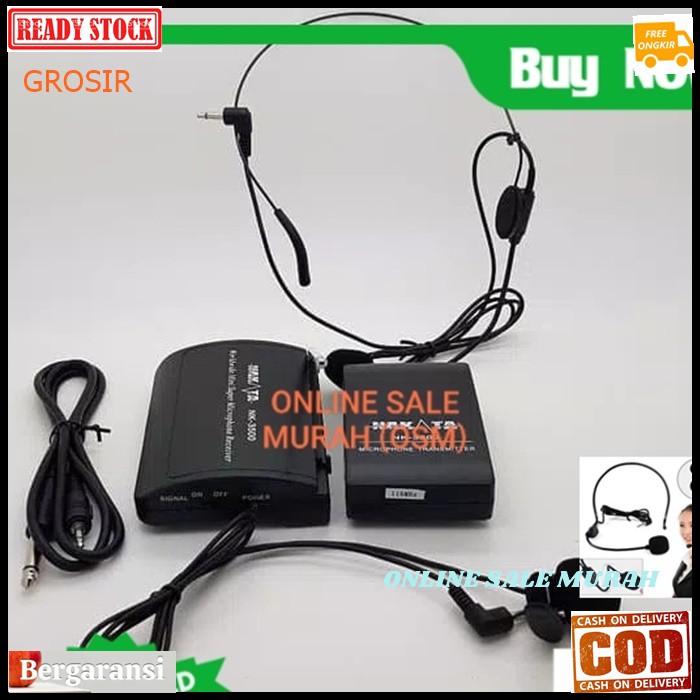 G120 Nakata Mic Wireless Single headset original 100% mik wireles bando microphone pro profesional mikrophone karaoke audio sound sistem system vokal vocal panggung dj studio G120  1 channel  Bisa KE SEMUA ALAT AUDIO SOUND  DAPET HEADSET + KLIP  MENGGUNAK