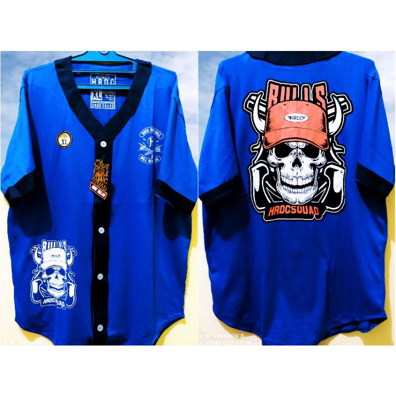 Jersey basebal baju distro pria wanita