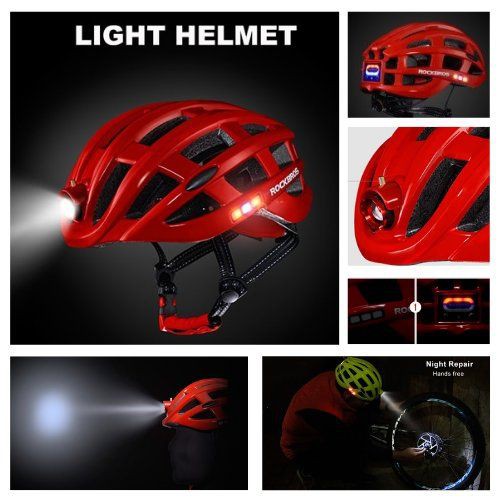 Helm Sepeda Lamp Helmet Light Pelindung Kepala ZN1001 Rockbros  111117