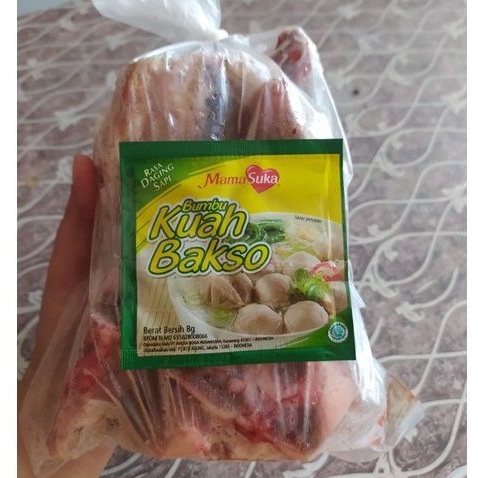 

Tulangan Sop 1kg + Bumbu Kuah Baso