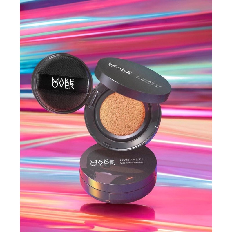 ✿ELYSABETHME✿ 𝓶𝓪𝓴𝓮𝓸𝓿𝓮𝓻 Make over lite glow cushion bedak basah glowing bb cream menutup noda flek jerawat