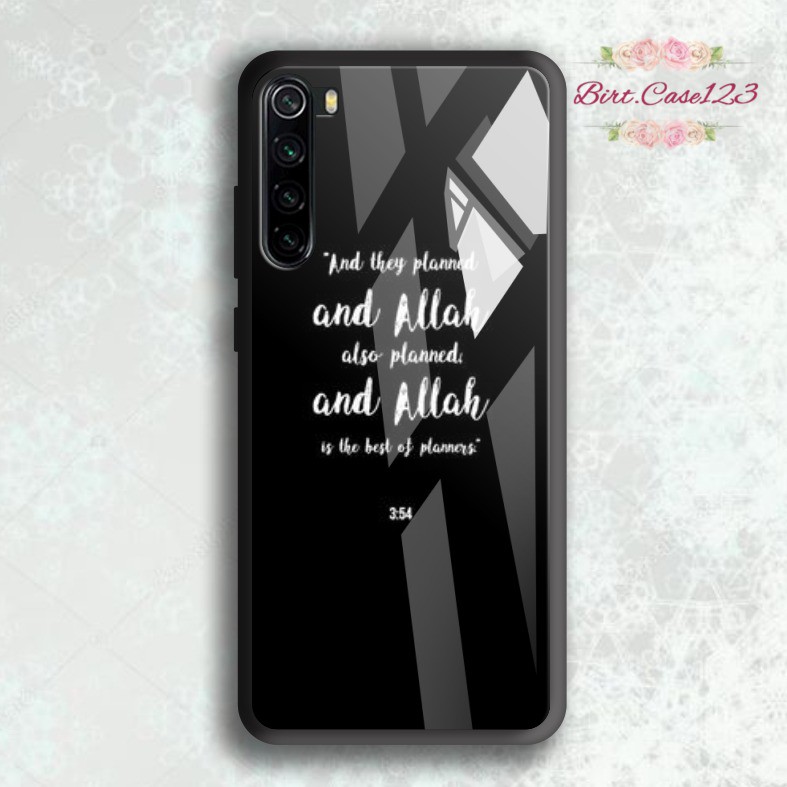 back case glass QUOTES ISLAM Oppo A3s A1k A5 A9 2020 A7 F9 A5s A31 A52 A53 A92 A37 A57 A59 BC5286