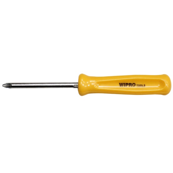 WIPRO Obeng Bulat 6mm Bolak Balik Kuning / 2 Ways Screwdriver Round