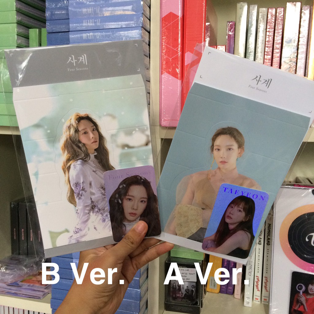 TAEYEON HOLOGRAM PHOTO CARD SET - Four Season A