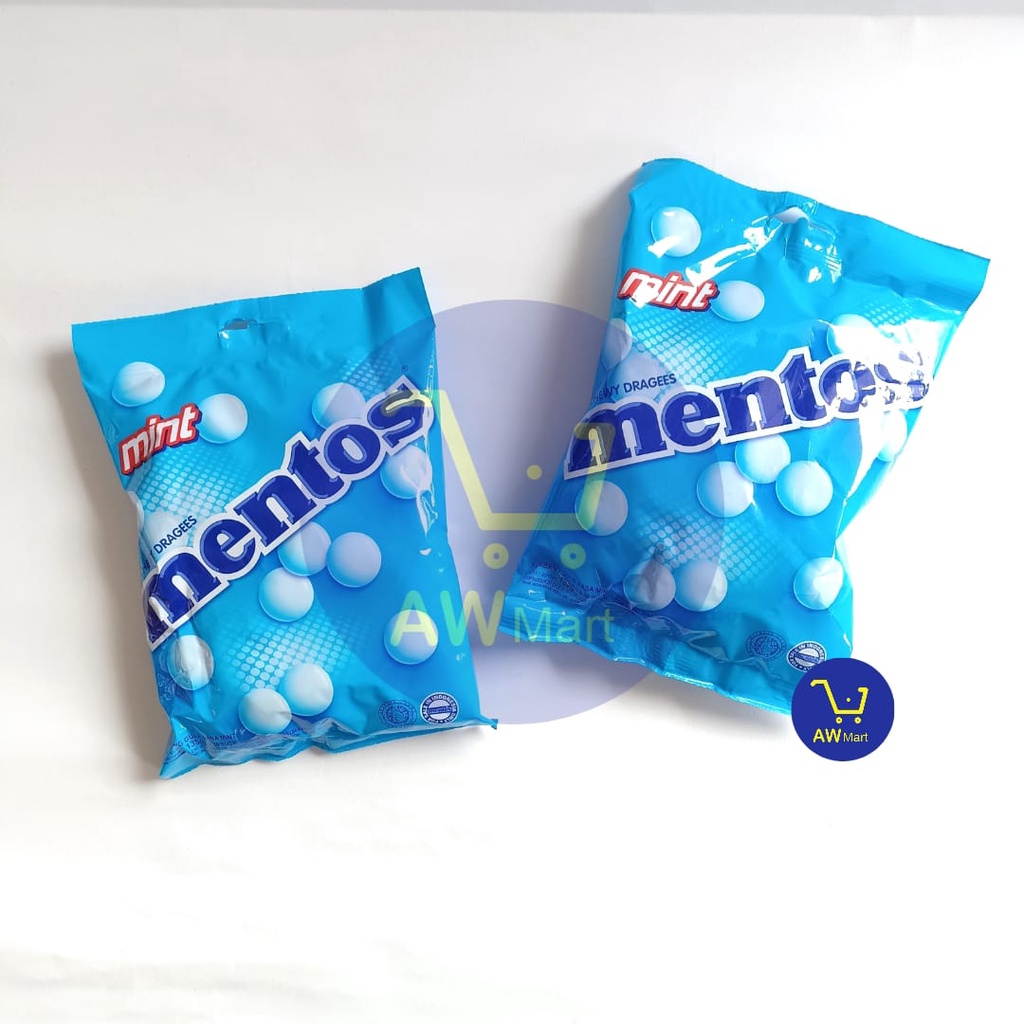 

PERMEN MENTOS 135GRAM ISI 50 - PERMEN MINT MENTOS KEMBANG GULA RASA MINT