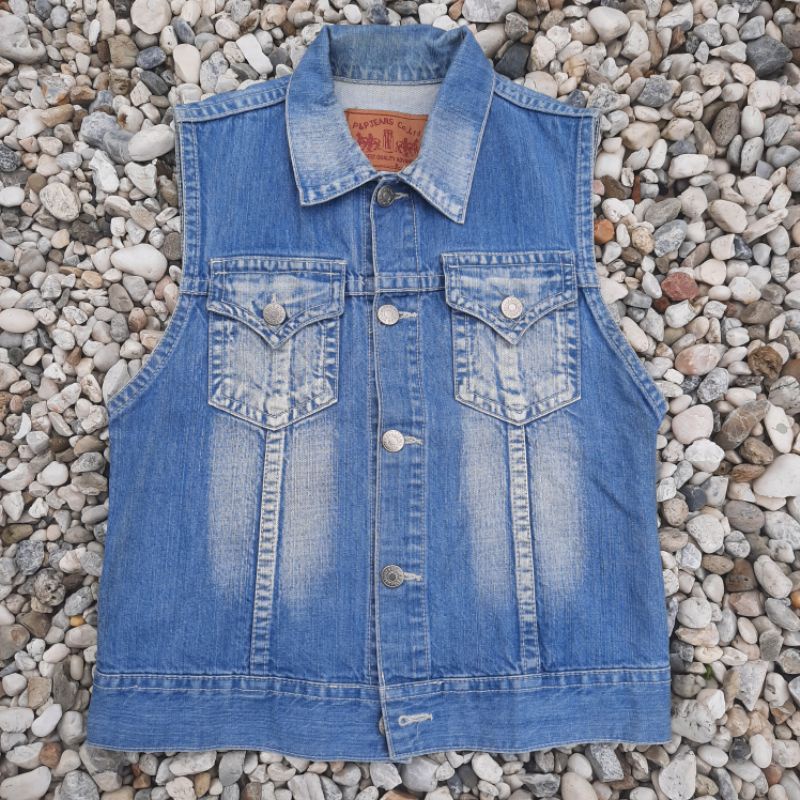 vest denim second murah