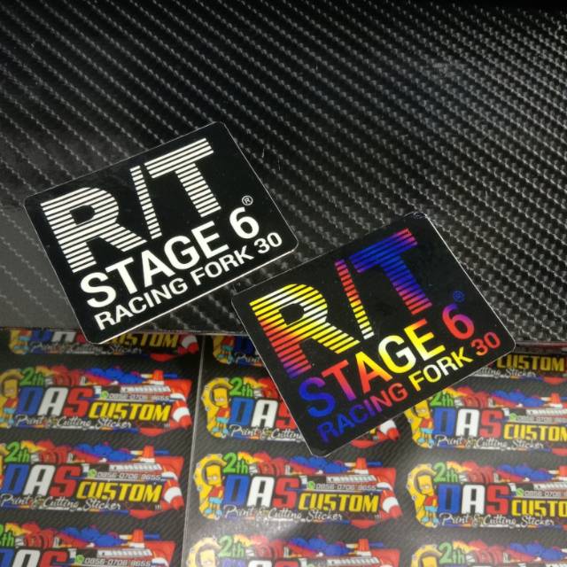 Sticker printing RT STAGE 6 RACING FORK 30