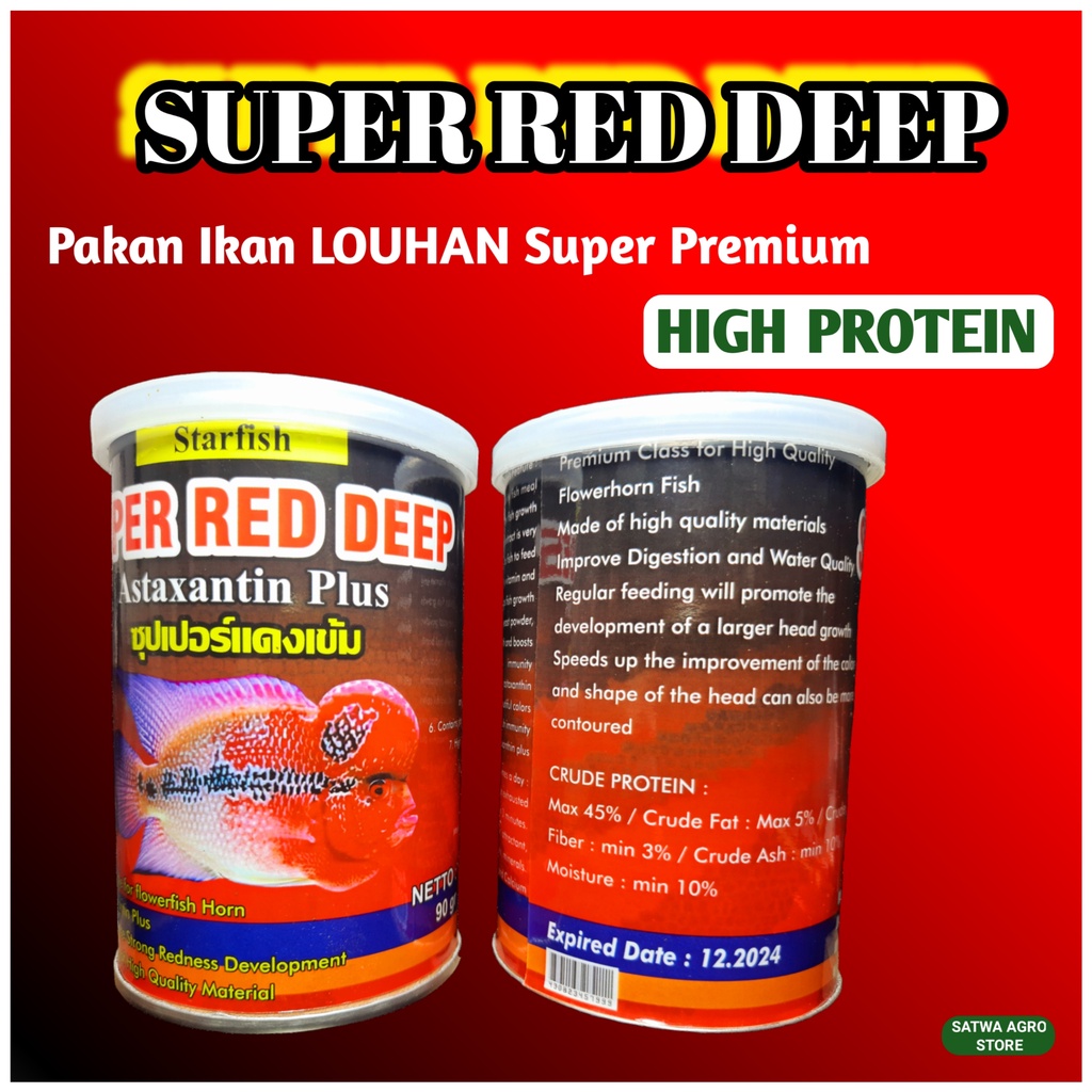 PAKAN IKAN LOUHAN PREMIUM