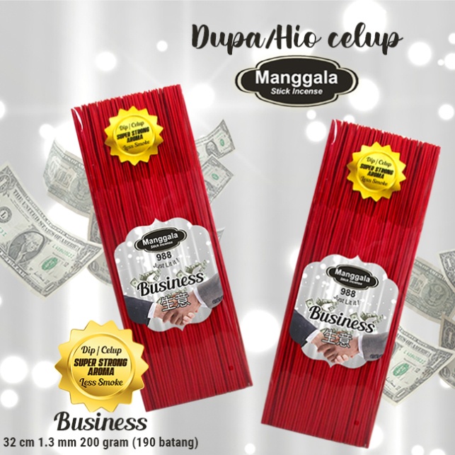 Dupa / Hio Wangi Business Manggala Stick Merah 32 cm 200 gr