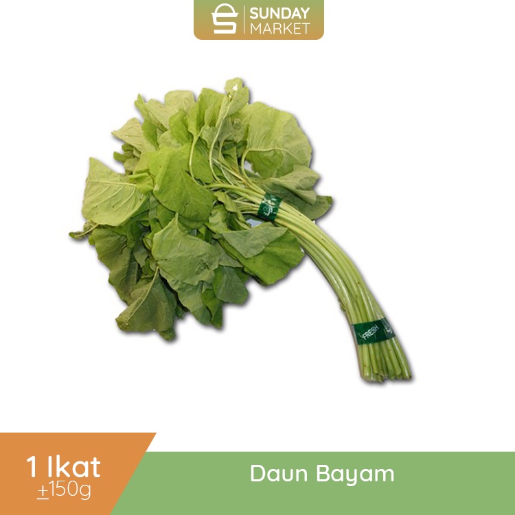 

Daun Bayam Segar 1 Ikat | Fresh Setiap Hari