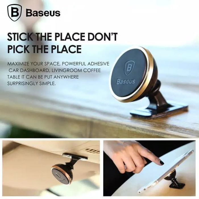 BASEUS Magnetic Car Phone Holder Mount Dudukan HP magnet mobil