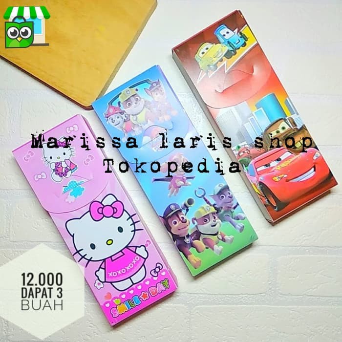 

Kotak tempat pensil mika (isi 3 paket)