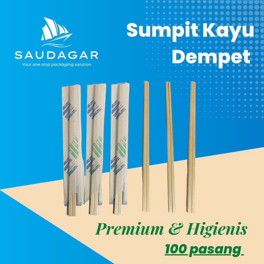 Sumpit Kayu Dempet Premium dan Higienis