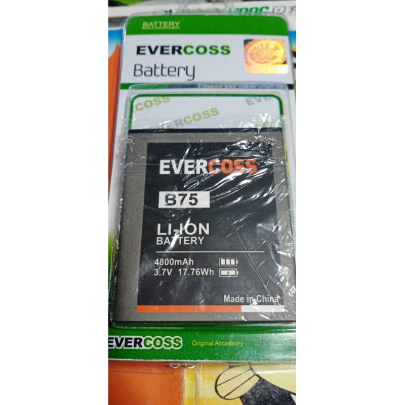 Baterai Evercoss  B75 B75A B75B Baterai Battry Batre Original