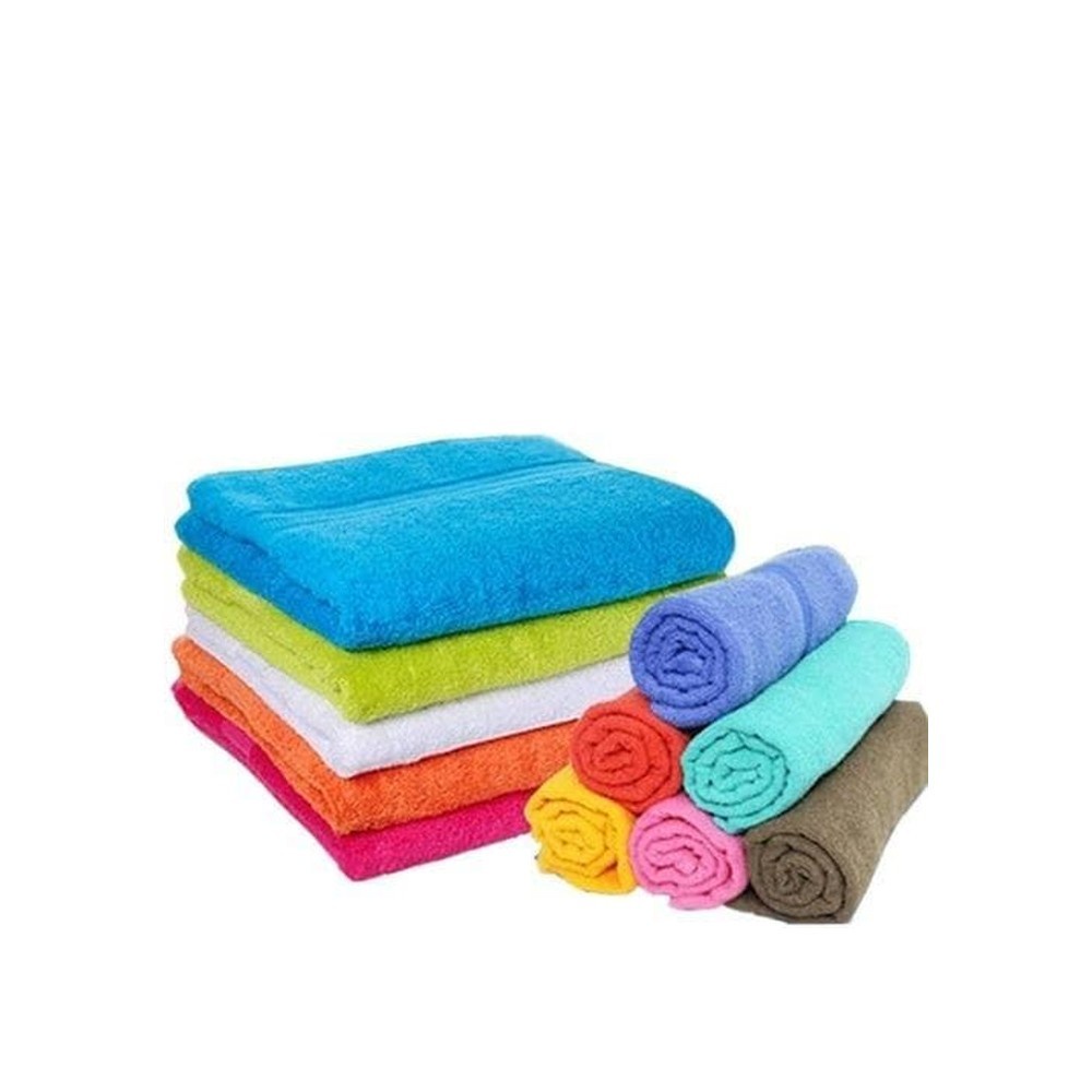 FM - Handuk mandi MUTIA full color pastel polos plain towel souvenir ukuran 50 x 100 cm