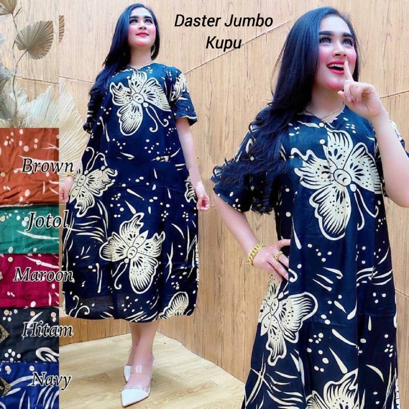 Daster Panjang Daster jumbo Daster ibu Daster Kekinian Daster bali Daster murah Daster viral Daster adem halus-DJ KUPU