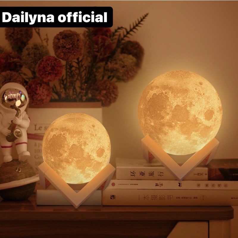 LAMPU TIDUR MOON UNIK DAN LUCU LAMPU TIDUR AESTETIC