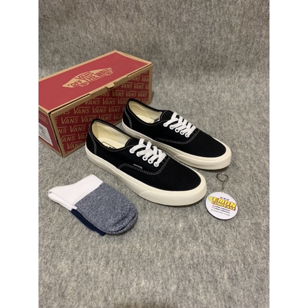 SEPATU V4NS AUTHENTIC BLACK WHITE OG SEPATU PRIA WANITA PREMIUM WAFFLE DT/IFC