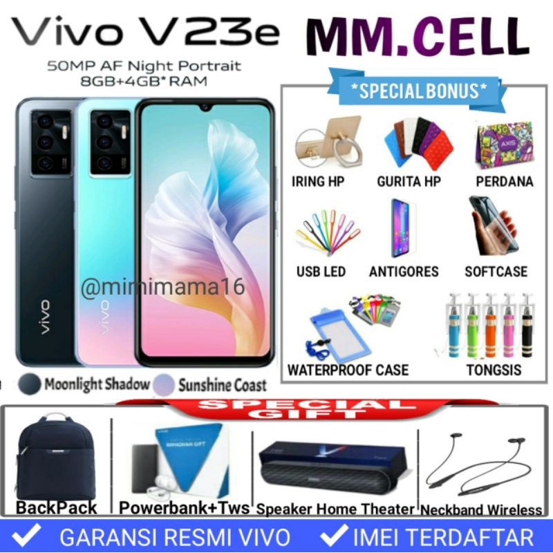 VIVO V23E RAM 8/128 GB | VIVO V23e | VIVO V23 e 4G RAM 12/128 | Y35 8/128 | Y21s 4/128 GB GARANSI RESMI VIVO