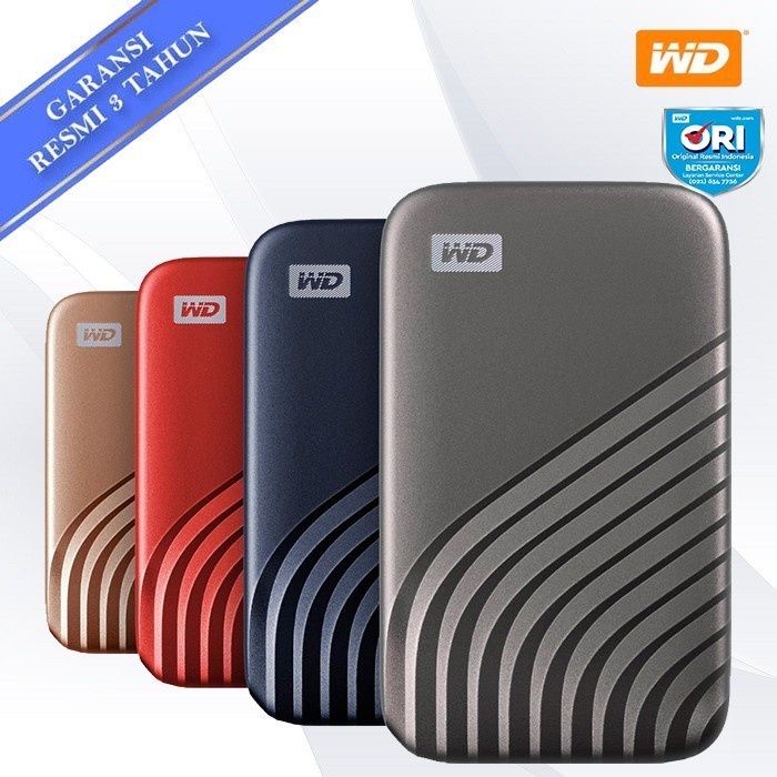 WD My Passport SSD 4TB - Portable External Eksternal SSD - MPP SSD 4TB