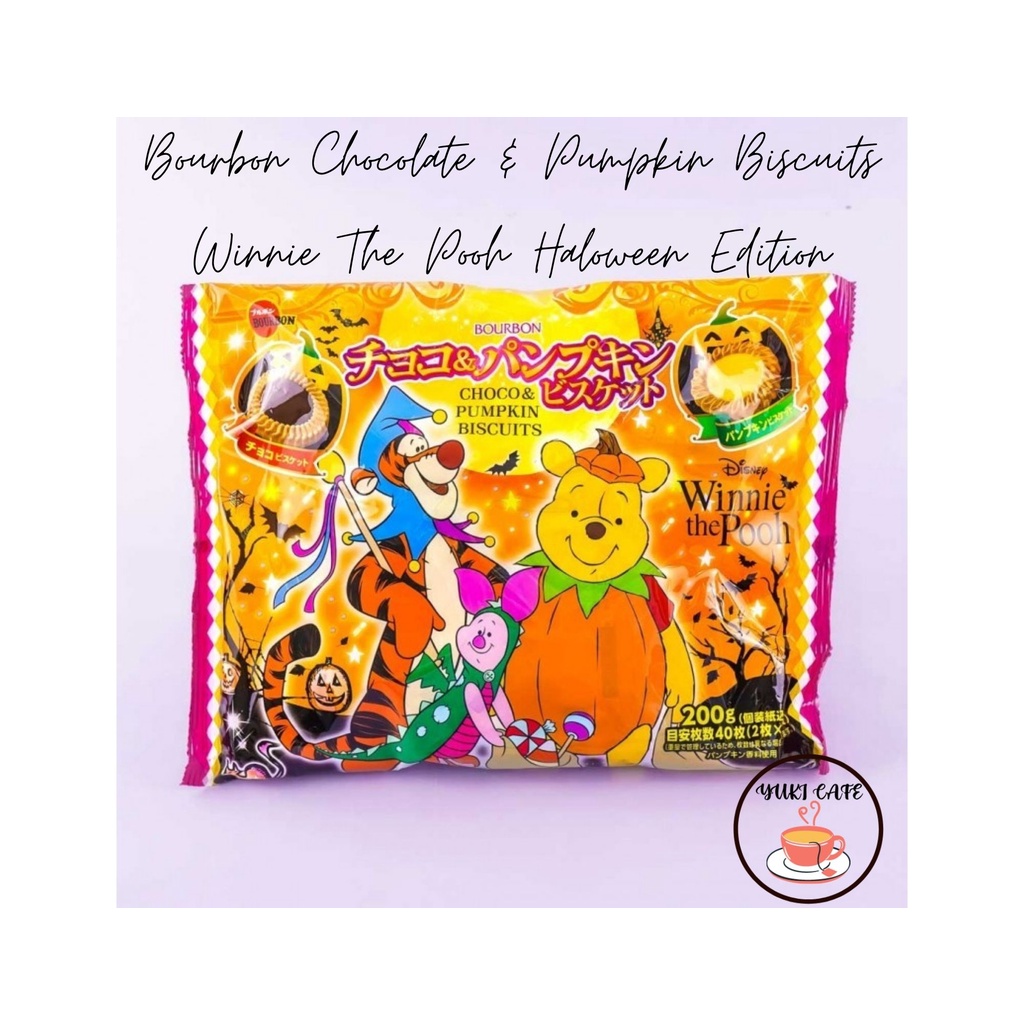 

BISKUIT - BOURBON CHOCO&PUMPKIN BISCUITS WINNIE THE POOH HALOWEEN EDIT