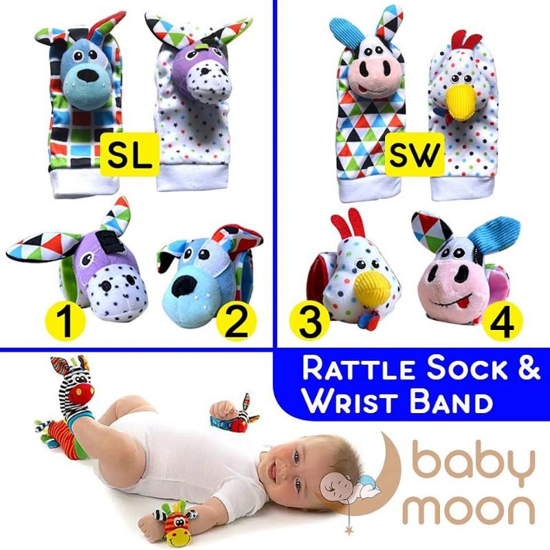 Gelang tangan rattle bayi bunyi mainan gelang bayi kaos kaki rattle Lamaze rattle set baby Gelang Rattle besar gelang tangan bayi gelang mainan bayi Gelang bayi Boneka