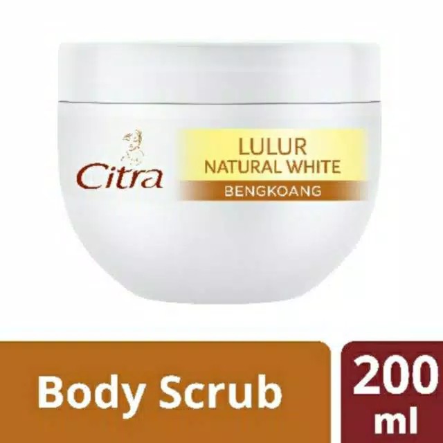 Citra Natural Glow Body Scrub Lulur Pemutih Kulit