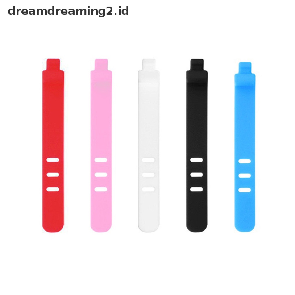 (Hot Style You Like) Strap Pengikat Kabel Data / Earphone Bahan Silikon