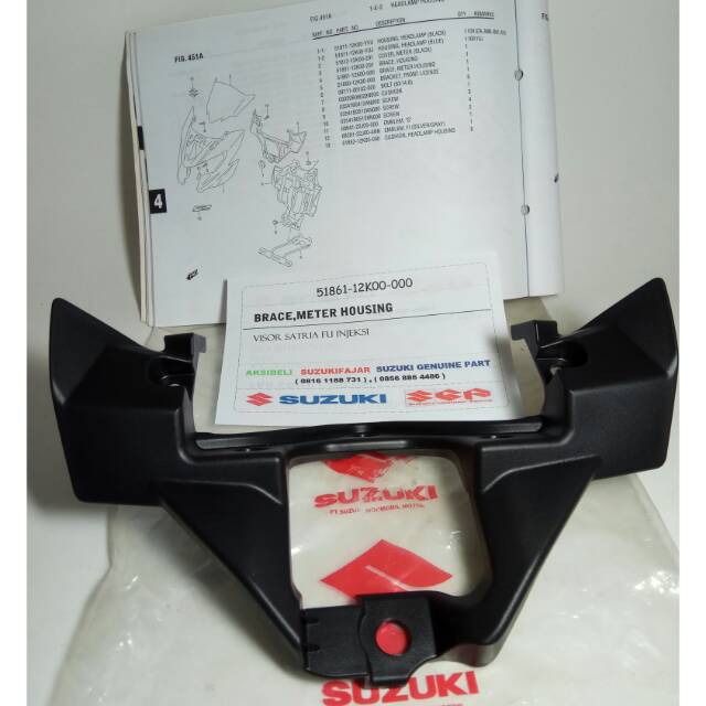 Visor atau housing meter Satria FU Fi