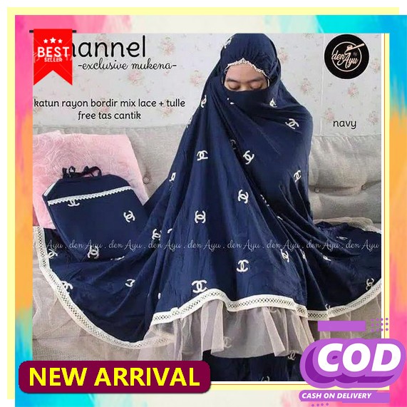 Mukena Dewasa Mewah Terbaru 2022 Cantik Premium Seserahan Elegan Model 2In1 Buat Lebaran Teraweh Muk