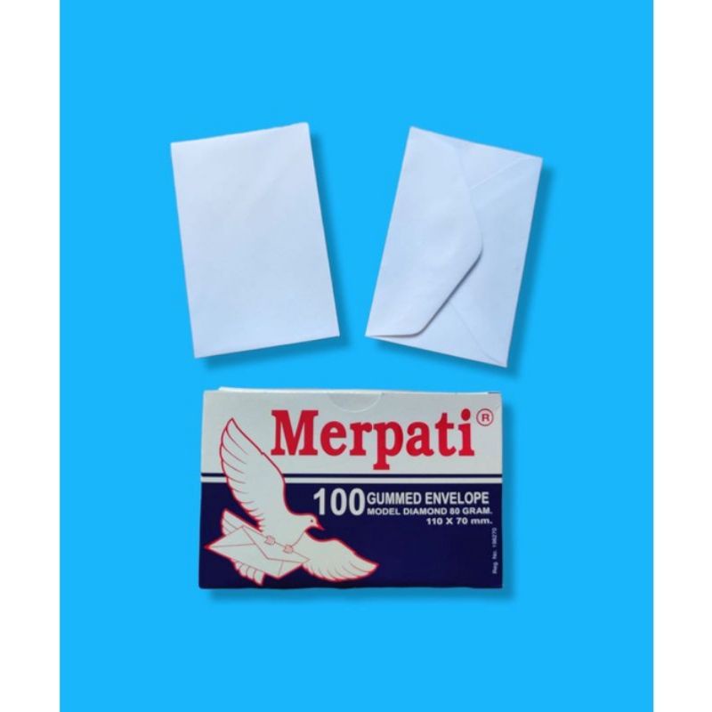 

amplop vision merpati kecil 1 pak(isi 100 pcs) berkualitas