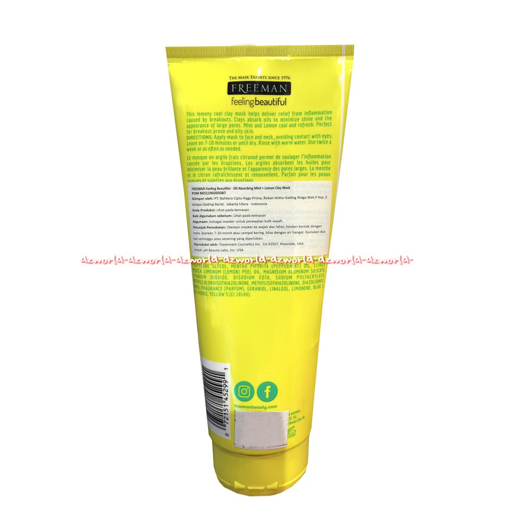 Freeman Feeling Beautiful Cleansing Mask Scrub Masker Wajah 175ml