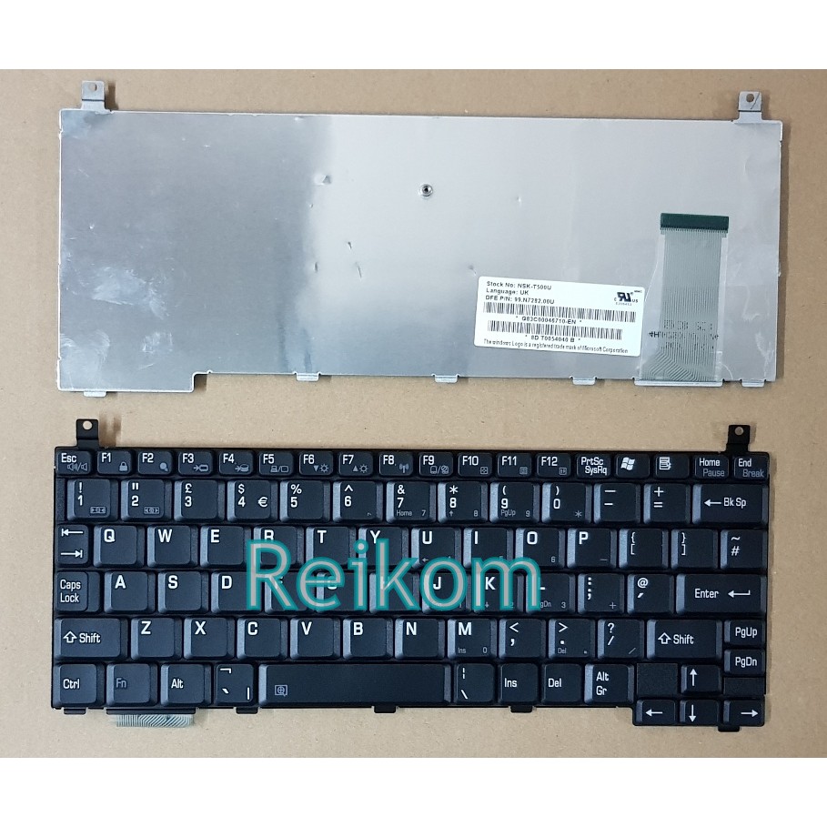 Keyboard Laptop Notebook Toshiba Portege A200